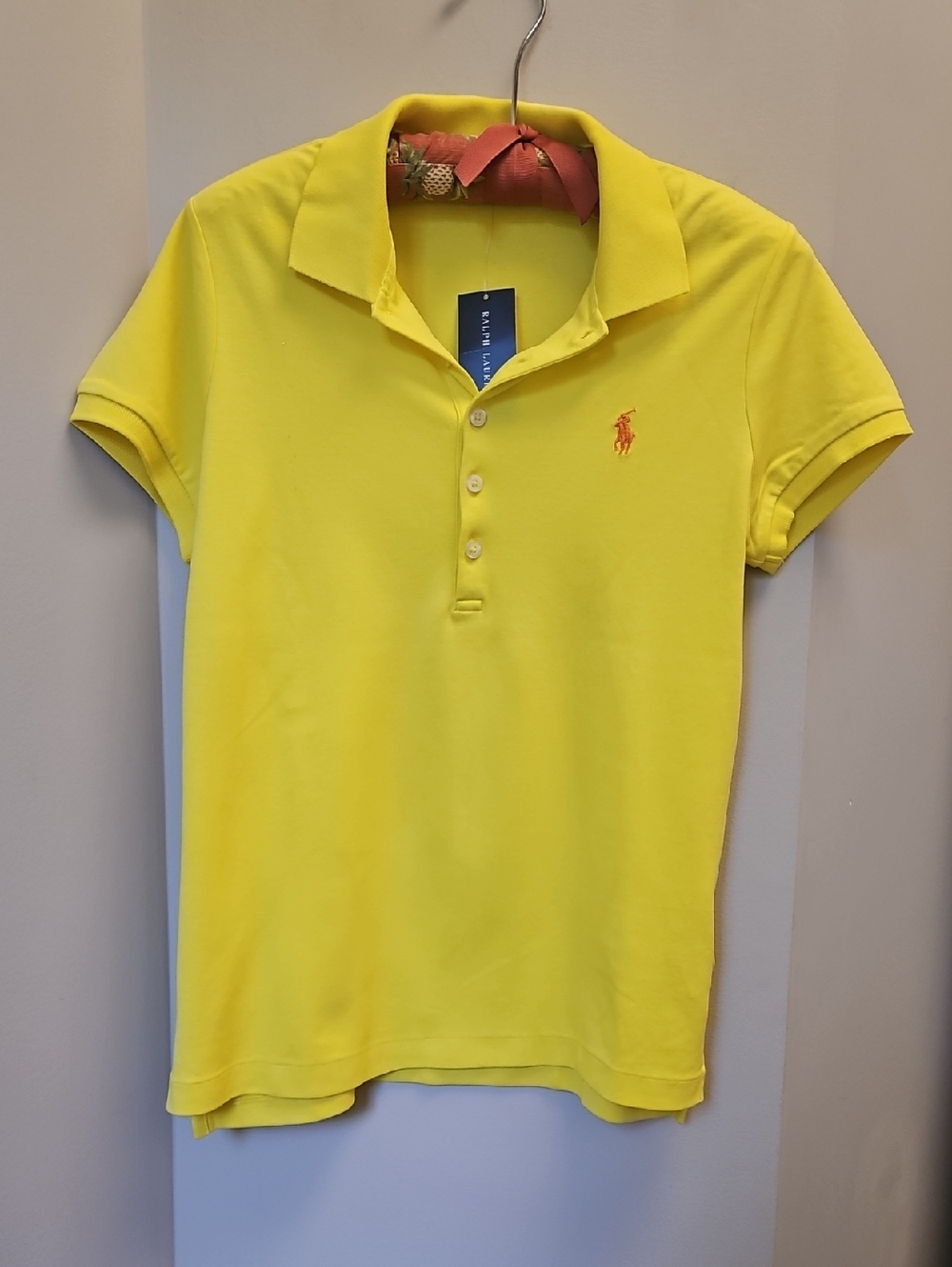 NWT Ralph Lauren Bright Yellow Short Sleeve Polo